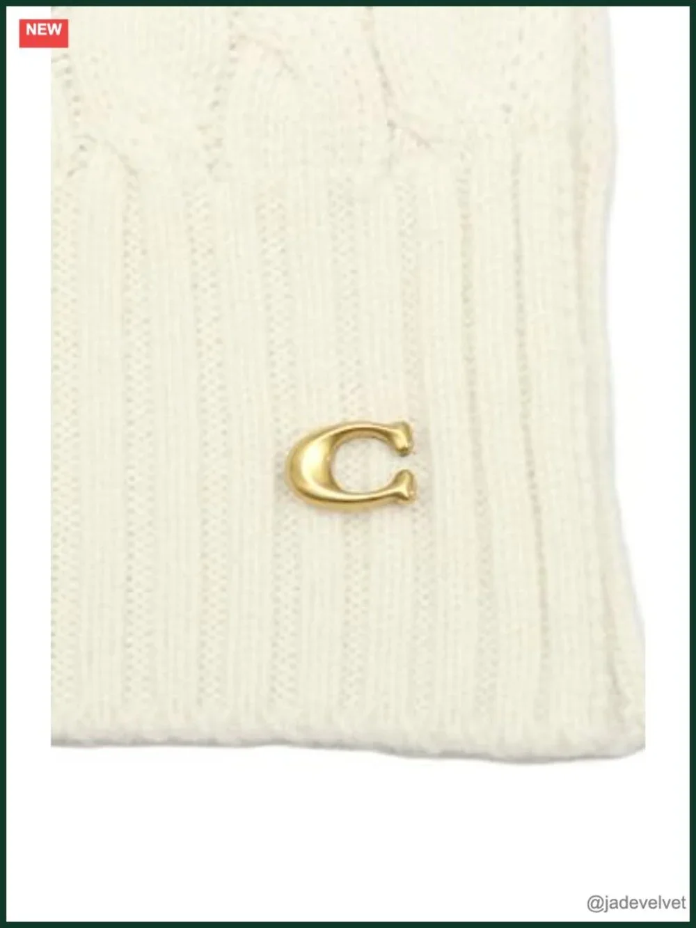 Cable Knit Scarf - Oversized Wool Blend with Fringe
